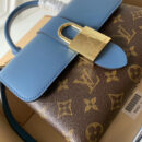 M44321 LV Locky BB 手袋 LV女包 LV挂锁包 LV手提包 LV单肩包 牛仔蓝