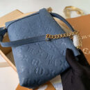 M44308 LV BLANCHE BB 手袋 压纹Monogram Empreinte皮革 LV女包 牛仔蓝
