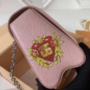 M53561 LV TWIST 中号手袋 彩色刺青装饰 LV女包 LV女士单肩包 粉色