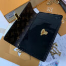 M63305 LV CHERRYWOOD 链条钱夹 LV漆皮女包 LV链条包 黑色