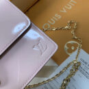 M63306 LV CHERRYWOOD 链条钱夹 LV漆皮女包 LV链条包 粉色