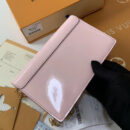 M63306 LV CHERRYWOOD 链条钱夹 LV漆皮女包 LV链条包 粉色