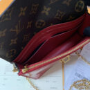 M63306 LV CHERRYWOOD 链条钱夹 LV漆皮女包 LV链条包 粉色