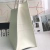 M1286 18新款 秋冬 迪奥托特包 字母印花 双手柄 手提包 白色