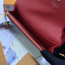 M63918 LV EMILIE 钱夹 Blooming Flowers 系列 压纹皮革钱包 LV信封钱夹 蓝色