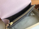 M63895 LV EMILIE 钱夹 Monogram 帆布钱夹 LV信封钱夹 LV花卉装饰钱包 粉色