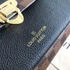 N40108 LV VAVIN 小号手袋 Damier Ebene咖啡格帆布女包 LV链条包 黑色