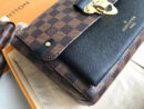 N40108 LV VAVIN 小号手袋 Damier Ebene咖啡格帆布女包 LV链条包 黑色