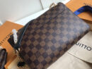 N40108 LV VAVIN 小号手袋 Damier Ebene咖啡格帆布女包 LV链条包 黑色