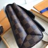 N40108 LV VAVIN 小号手袋 Damier Ebene咖啡格帆布女包 LV链条包 黑色