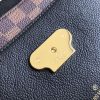 N40108 LV VAVIN 小号手袋 Damier Ebene咖啡格帆布女包 LV链条包 黑色