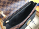 N40108 LV VAVIN 小号手袋 Damier Ebene咖啡格帆布女包 LV链条包 黑色