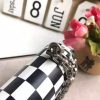 M5816 Dior女包 Dioraddict复古锁扣 黑白棋格 小号 迪奥翻盖链条包 黑白格