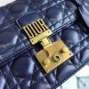 1552918844240900.jpg M5818 Dior Addict女包 小羊皮 藤格纹 翻盖式 迪奥手提包 宝蓝色
