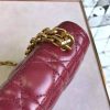 1552919745625811.jpg M5818 Dior Addict女包 小羊皮 藤格纹 翻盖式 迪奥手提包 枣红色