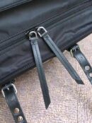 1BG212 Prada女包 铆钉装饰 尼龙面料 普拉达手提包 Prada单肩包 黑色