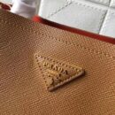 1BA212 Prada New Double 手袋 Prada手提包 普拉达水桶包 普拉达牛皮包 焦糖色