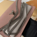 M63980 LV POCHETTE MYLOCKME 链条钱夹 LV手包 LV晚宴包 粉色