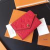 M62554 LV VICTORINE 钱夹 Monogram Empreinte皮革钱夹 LV短夹 玫红色