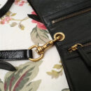 523658 Gucci Ophidia系列 拼皮绒面 织带 古驰女袋 双面肩包 黑啡