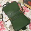 523658 Gucci Ophidia系列 拼皮绒面 织带 古驰女袋 双面肩包 绿红