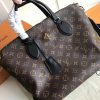 M44347 LV Flower 中号拉链 Tote 手袋 LV女包 单肩手提包 黑色