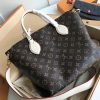 M44360 LV Flower 中号拉链 Tote 手袋 LV女包 单肩手提包