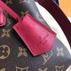 M44350 LV Flower BB 拉链 Tote 手袋 LV女包 单肩手提包 酒红色