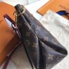 M44350 LV Flower BB 拉链 Tote 手袋 LV女包 单肩手提包 酒红色