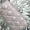 M44550 迪奥包包 迪奥戴妃羊皮 Lady Dior 经典戴妃包 灰色