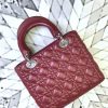 1553732641454268.jpg M44550 迪奥包包 迪奥戴妃羊皮 Lady Dior 经典戴妃包 红色