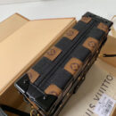 M53253 LV PETITE MALLE 手袋 Monogram 单色和双面帆布盒子 LV盒子包 黑色