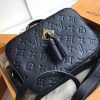 M44593 LV SAINTONGE 手袋 Monogram Empreinte 压纹皮革女包 黑色
