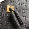 M44593 LV SAINTONGE 手袋 Monogram Empreinte 压纹皮革女包 黑色