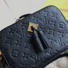 M44593 LV SAINTONGE 手袋 Monogram Empreinte 压纹皮革女包 黑色
