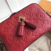 M44606 LV SAINTONGE 手袋 Monogram Empreinte 压纹皮革女包 红色
