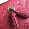 M44606 LV SAINTONGE 手袋 Monogram Empreinte 压纹皮革女包 红色