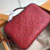 M44606 LV SAINTONGE 手袋 Monogram Empreinte 压纹皮革女包 红色