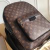 M41530 LV Josh 双肩包 Monogram Macassar涂层帆布背包 LV双肩包 LV背包