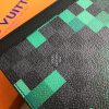 N60176 LV POCHETTE VOYAGE 中号手袋 像素格纹帆布手包 LV手拿包 绿色