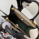 M53072 LV City Steamer 中号手袋 LV女包 LV手提单肩包 深绿色
