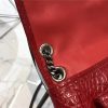 YSL女包 Niki 漆皮鳄鱼纹 圣罗兰链条包 YSL单肩斜挎包 红色