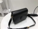 568569 YSL马鞍包 小号 磨面皮 圣罗兰box包 YSL肩包 黑色