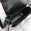 568569 YSL马鞍包 小号 磨面皮 圣罗兰box包 YSL肩包 黑色