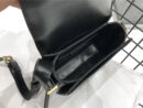 568569 YSL马鞍包 小号 磨面皮 圣罗兰box包 YSL肩包 黑色