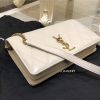 568906 YSL女包 Angie 菱格绗缝 圣罗兰斜跨包 真皮 YSL链条肩包 白色