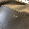 553804 YSL女包 绒面拼皮 两面可翻 YSL链条包 柔软皮 圣罗兰单肩斜挎包 黑色