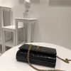 1559030301183257.jpg 469390 YSL女包 Kate 小号 乌龟纹真皮 圣罗兰链条肩包 黑色