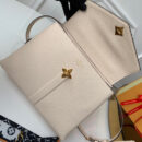 M53822 LV ROSE DES VENTS 小号手袋 LV挂锁手提单肩包 奶白