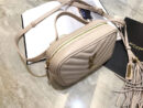 534817 YSL女包 LOU系列 绗缝真皮 圣罗兰流苏腰包 米白
